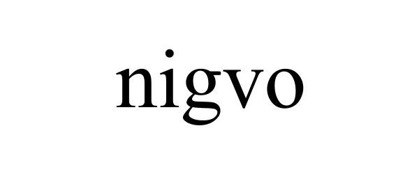 Trademark Logo NIGVO