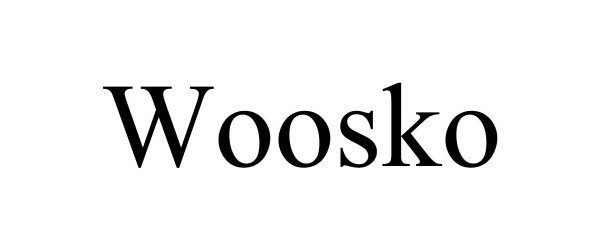 Trademark Logo WOOSKO