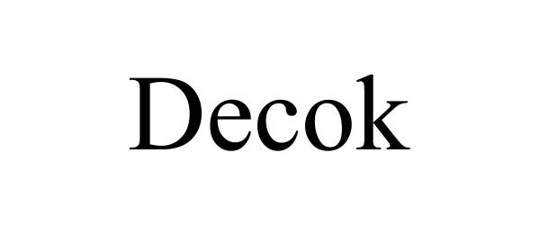 Trademark Logo DECOK