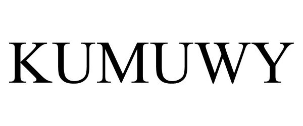 Trademark Logo KUMUWY