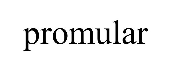 Trademark Logo PROMULAR