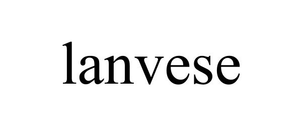 Trademark Logo LANVESE