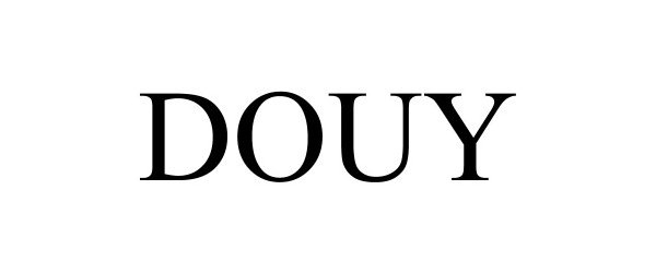 DOUY - /Irvin Hudak/ Trademark Registration