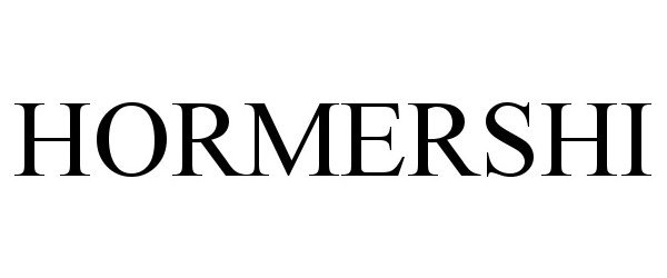 Trademark Logo HORMERSHI