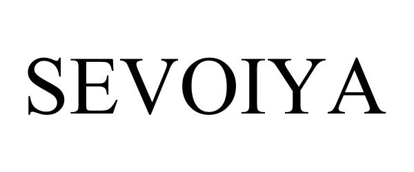 Trademark Logo SEVOIYA