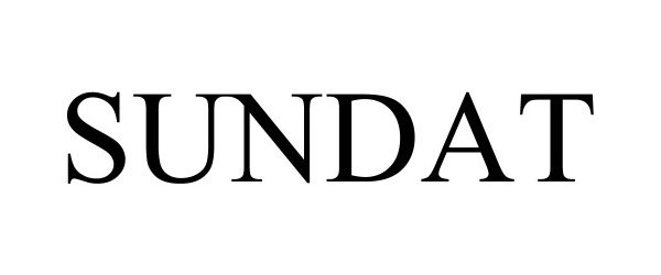 Trademark Logo SUNDAT