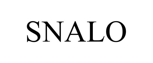 Trademark Logo SNALO