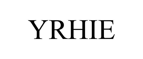 Trademark Logo YRHIE