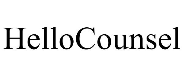 Trademark Logo HELLOCOUNSEL