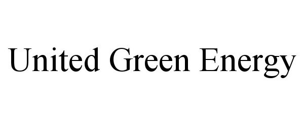 UNITED GREEN ENERGY