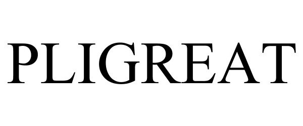 Trademark Logo PLIGREAT