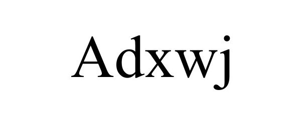  ADXWJ