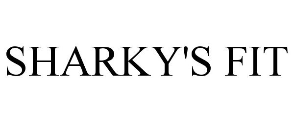 Trademark Logo SHARKY'S FIT