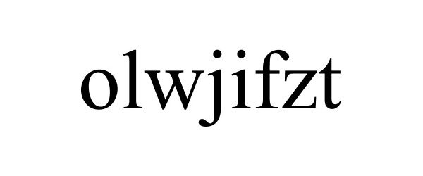 Trademark Logo OLWJIFZT