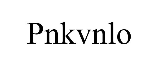 Trademark Logo PNKVNLO