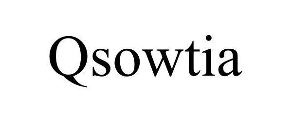 Trademark Logo QSOWTIA