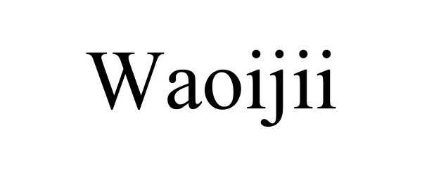 Trademark Logo WAOIJII