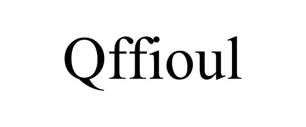 Trademark Logo QFFIOUL