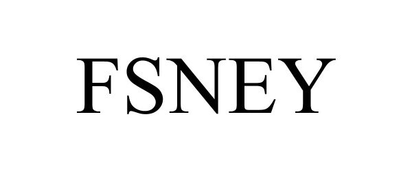Trademark Logo FSNEY
