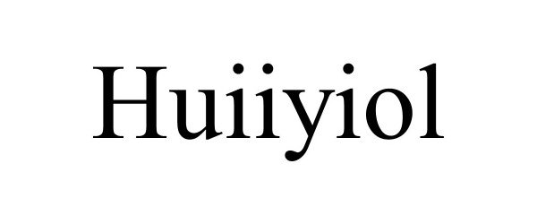 Trademark Logo HUIIYIOL