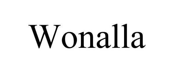 Trademark Logo WONALLA