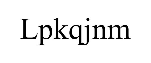Trademark Logo LPKQJNM