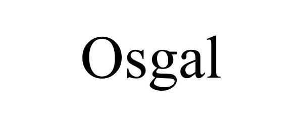 Trademark Logo OSGAL