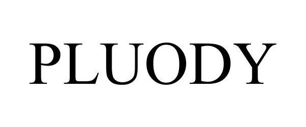 Trademark Logo PLUODY