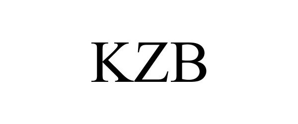 Trademark Logo KZB