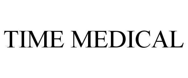 Trademark Logo TIME MEDICAL