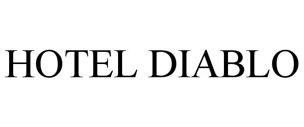 Trademark Logo HOTEL DIABLO