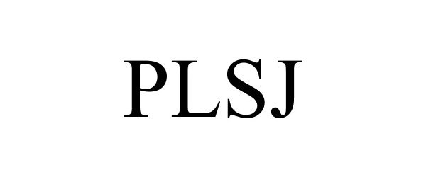Trademark Logo PLSJ