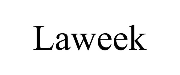 Trademark Logo LAWEEK
