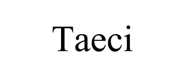 Trademark Logo TAECI