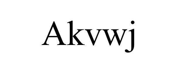 Trademark Logo AKVWJ