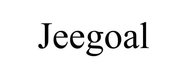  JEEGOAL