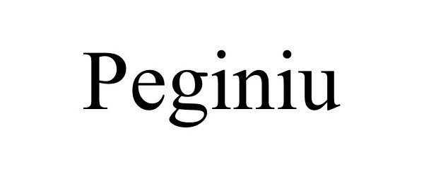 Trademark Logo PEGINIU