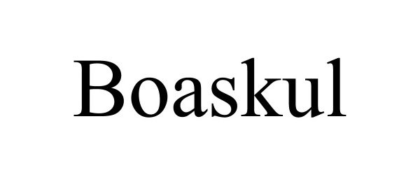 Trademark Logo BOASKUL