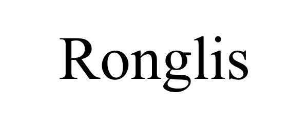 Trademark Logo RONGLIS
