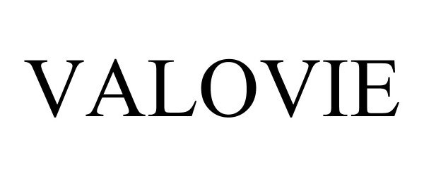 Trademark Logo VALOVIE