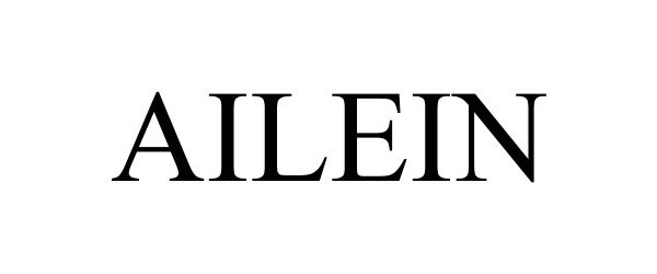 Trademark Logo AILEIN