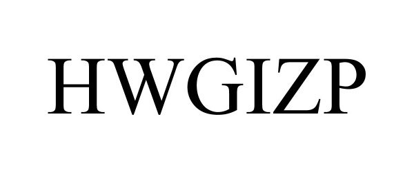 Trademark Logo HWGIZP