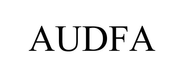 Trademark Logo AUDFA