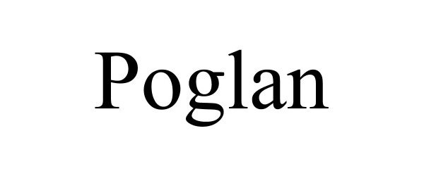 Trademark Logo POGLAN