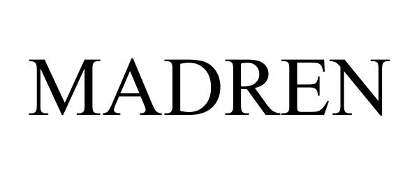 Trademark Logo MADREN