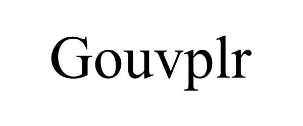 Trademark Logo GOUVPLR