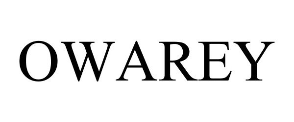 Trademark Logo OWAREY