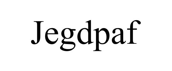 Trademark Logo JEGDPAF