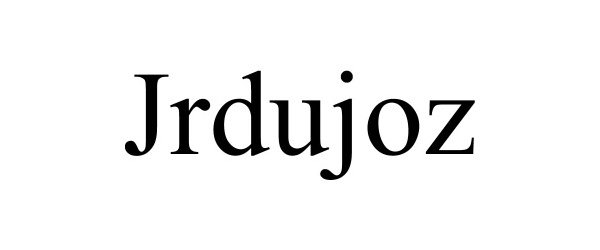 Trademark Logo JRDUJOZ