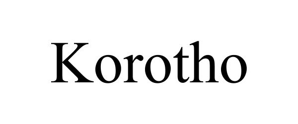  KOROTHO